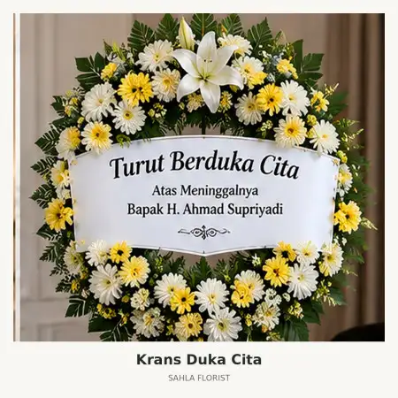 Krans Bunga Duka Rajeg